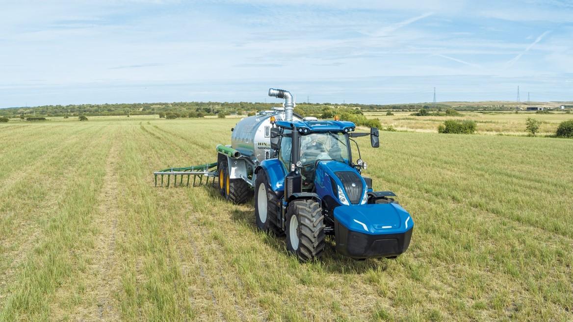 New Holland Tractor in field