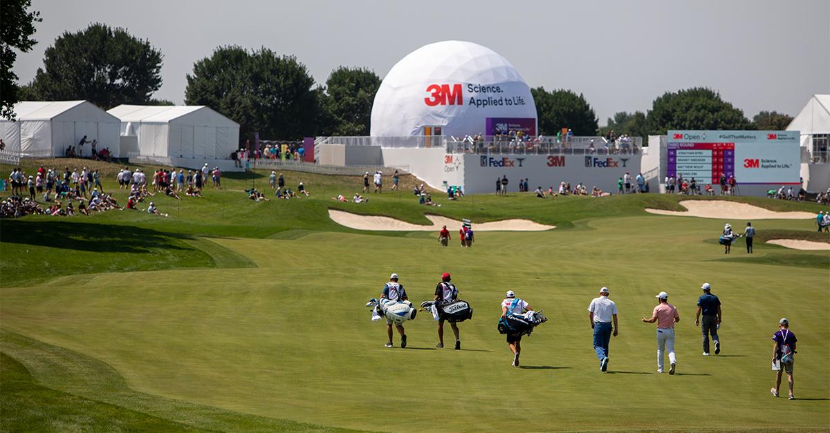 3M Dome on golf course