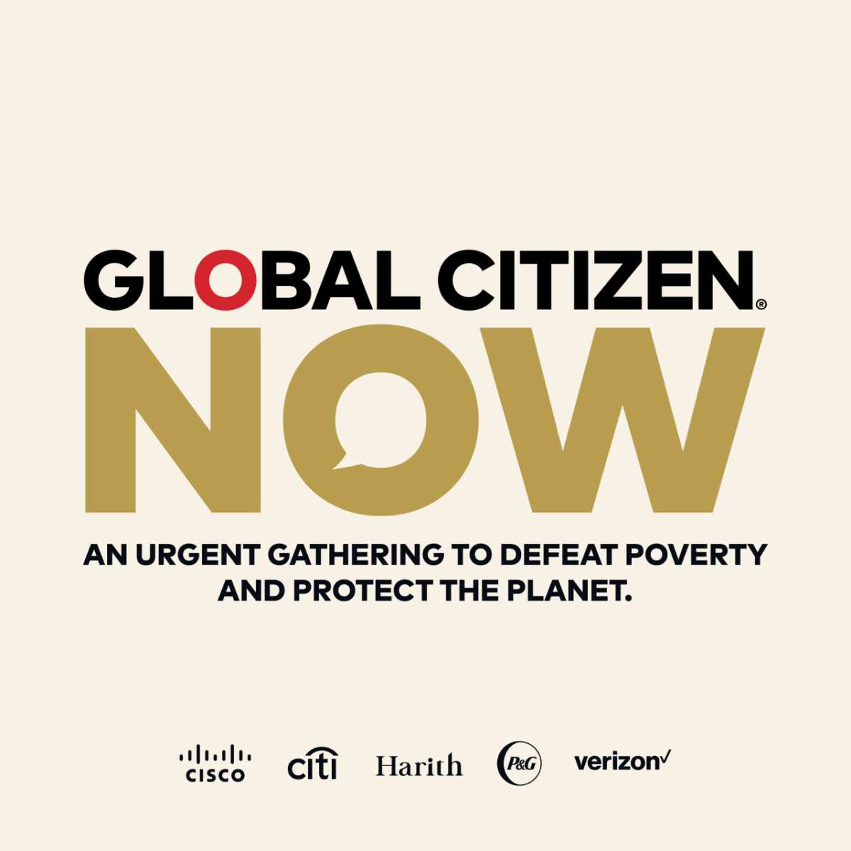 logo for Global Citizen NOW event