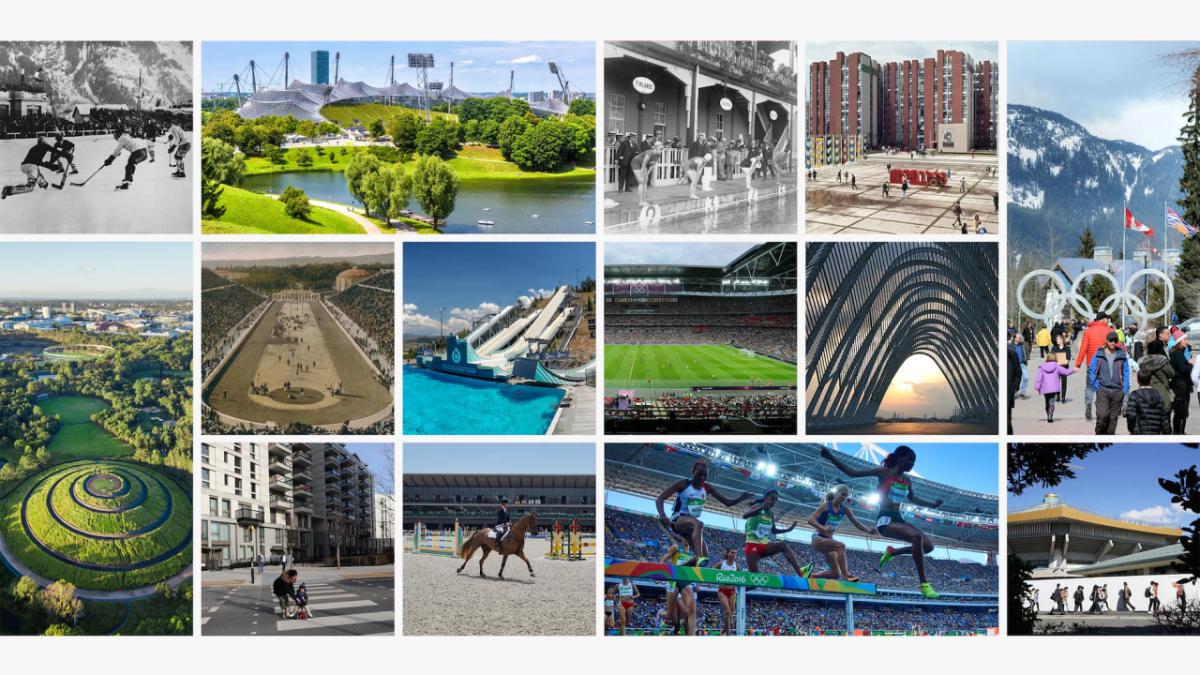 photo composition of olympic venues